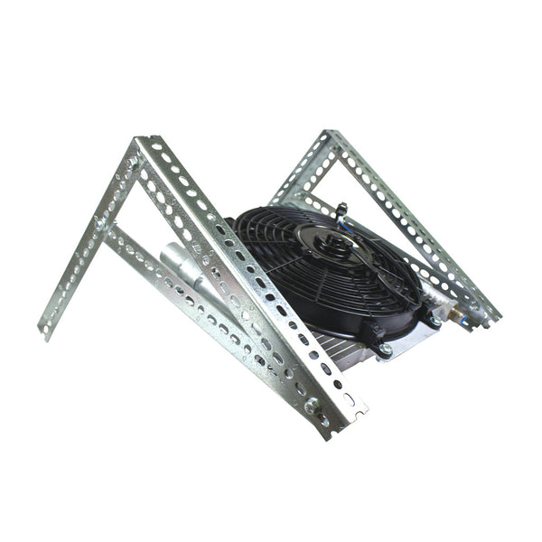 Xtruded Trans Oil Cooler - 5/16 inch Cooler Lines for diesel repair and performance upgrades