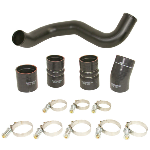 Intercooler Hose & Clamp Kit w/Intake Pipe - 2003-2007 Ford 6.0L PowerStroke